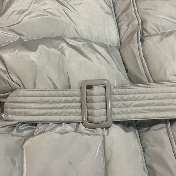 ASOS Silver Puffer Jacket - Picture 4 of 7